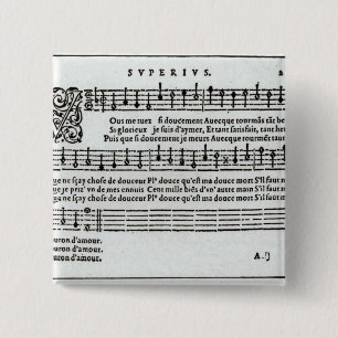 Gedicht zur Musik durch Jean Antoine de Baif Button