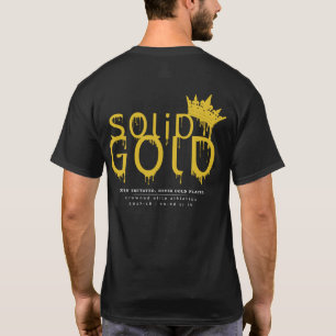 GEDIEGENES GOLD: 17-18 offizielles Logo auf T-Shirt