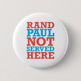 Gedienter hier patriotischer Knopf Rand-Pauls Button