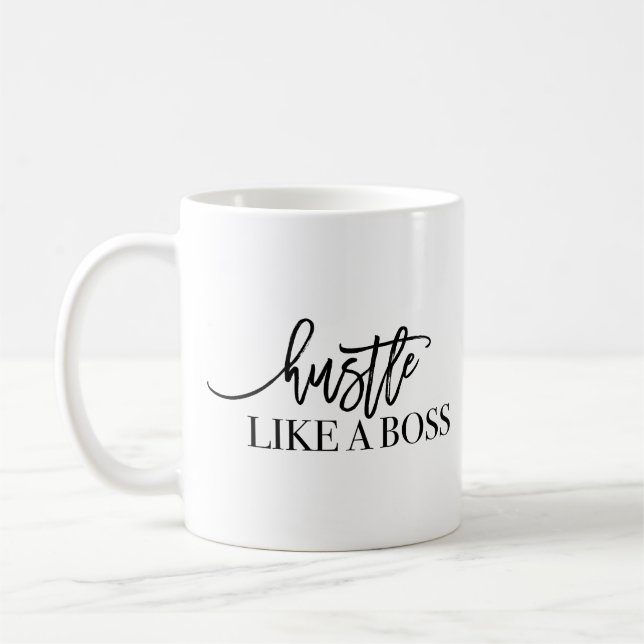 Gedränge wie eine Chef-Kaffee-Tasse Kaffeetasse (Links)