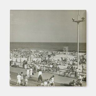 Gedrängter Strand Magnet