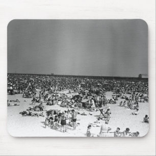 Gedrängter Strand Mousepad