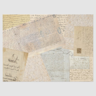 Gedreht Handschrift Seidenpapier