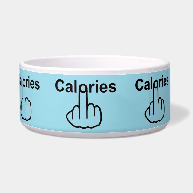 Gedreht Pet Bowl Calories Napf (Links)