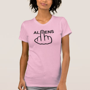 Gedreht T - Shirt-Außerirdischen T-Shirt