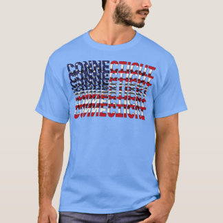 Gedreht Texteffekt verbinden T-Shirt