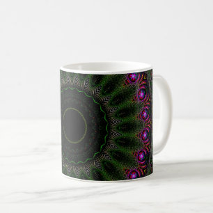 Gedrehtes Mandala Kaffeetasse
