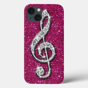 Gedruckte Glitzernde Funkelnde Diamant Noten Case-Mate iPhone Hülle