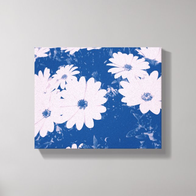 Gedruckte Leinwand mit schönem Blumenbild (Vorderseite)