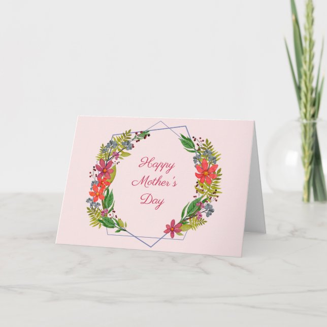 Gedruckte Muttertagskarte Karte (Vorderseite)