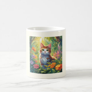 Gedruckte Tasse, gedruckte Anime Kat-Tasse, Kaffee Kaffeetasse