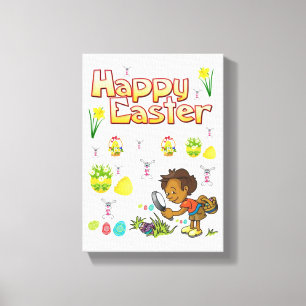 Gedruckter Canvas-Ostertag Leinwanddruck