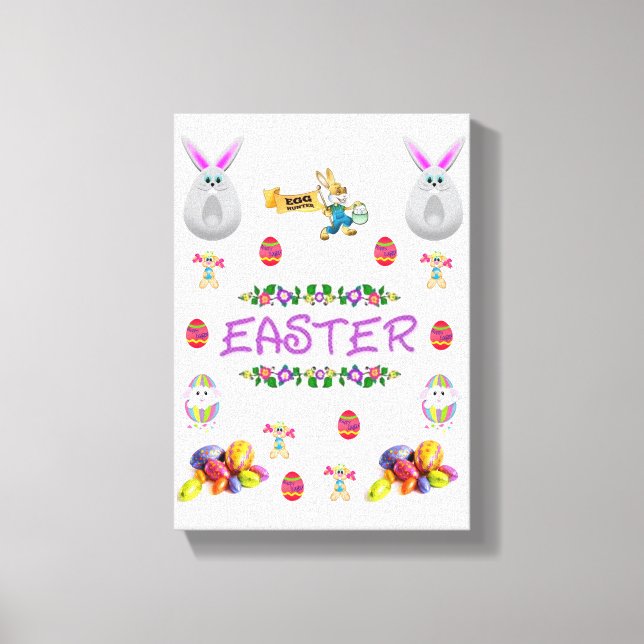 Gedruckter Canvas-Ostertag Leinwanddruck (Vorderseite)