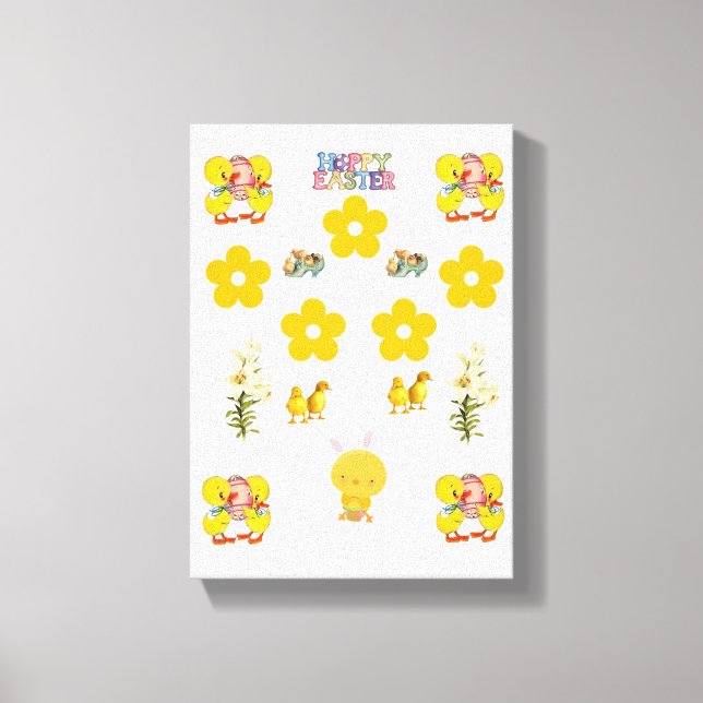 Gedruckter Canvas-Ostertag Leinwanddruck (Vorderseite)