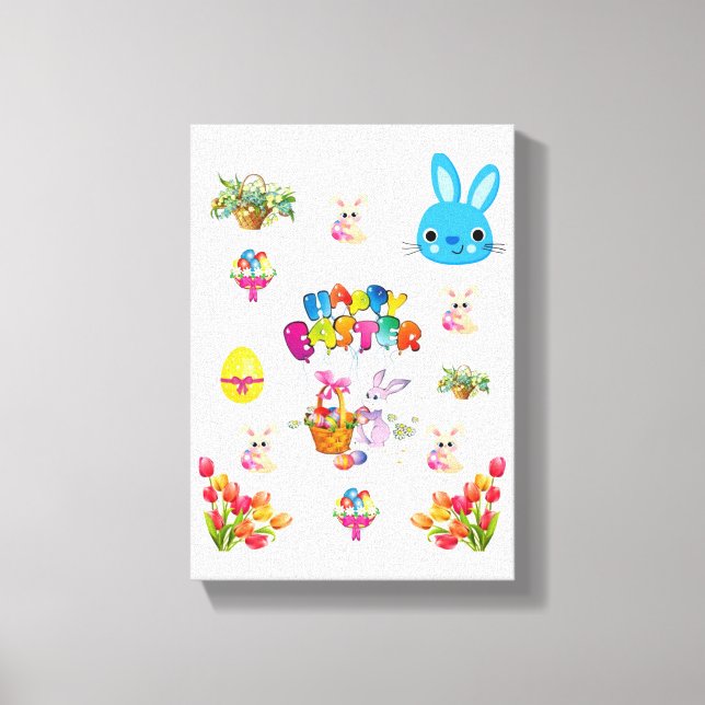 Gedruckter Canvas-Ostertag Leinwanddruck (Vorderseite)