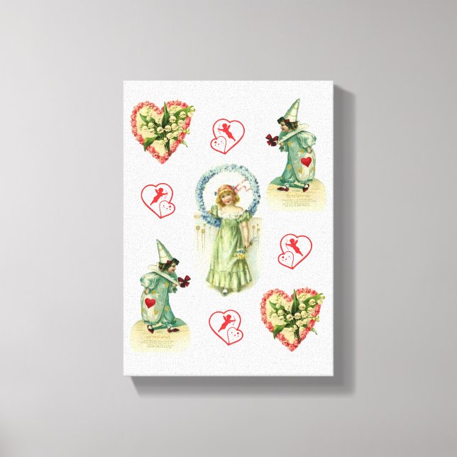 Gedruckter Canvas Valentinstag Leinwanddruck (Vorderseite)