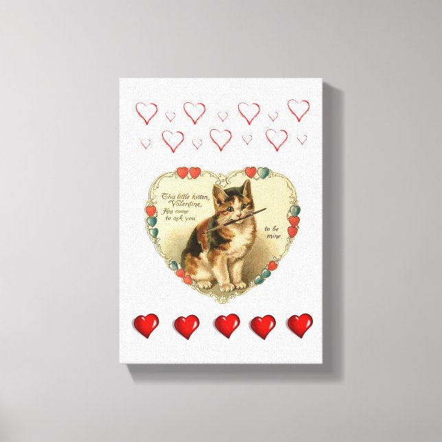 Gedruckter Canvas Valentinstag Leinwanddruck (Vorderseite)