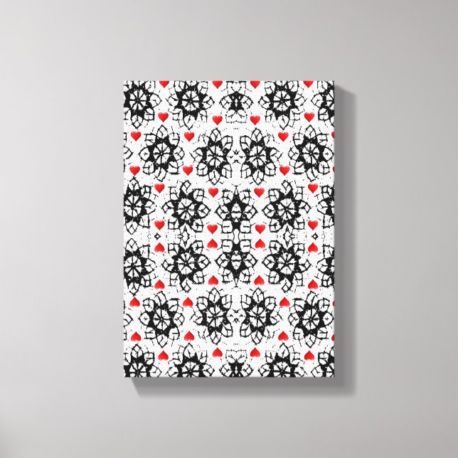 Gedruckter Canvas Valentinstag Leinwanddruck (Vorderseite)