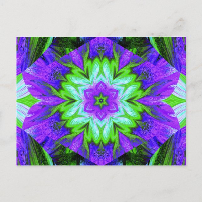 GEDRUCKTER LOTUS 2 POSTKARTE (Vorderseite)