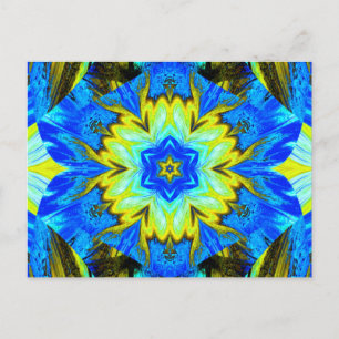 GEDRUCKTER LOTUS 3 POSTKARTE