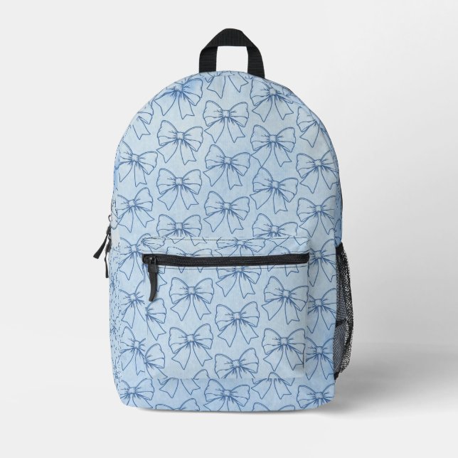 Gedruckter Rucksack mit Krawatte (Vorderseite)