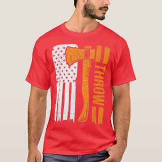 GEDRUCKTES Design für einen Ax-Wurf Erwachsene T-Shirt