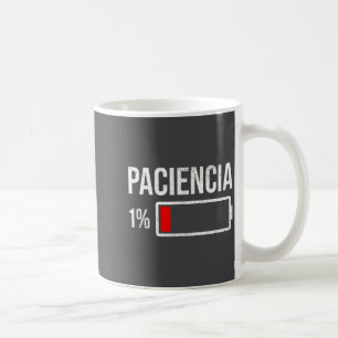 Geduld 1% Bei 1% Niedriger Akku Lustiger Humor Kaffeetasse