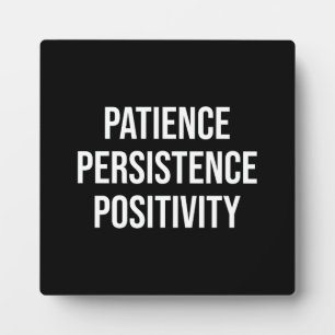 Geduld, Beständigkeit, Positivität - Fitness, Hust Fotoplatte
