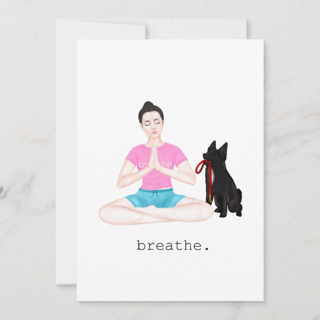 Geduld Dankeskarte (Vorderseite)