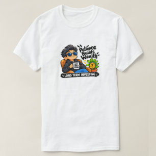 Geduld für langfristiges Investieren Investor T-Shirt