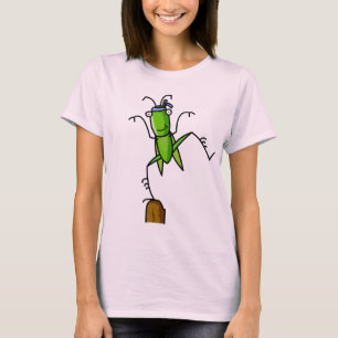 Geduld, Heuschrecke, die T balanciert T-Shirt