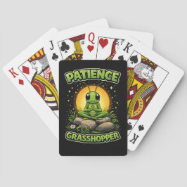 Geduld Heuschrecke Spielkarten