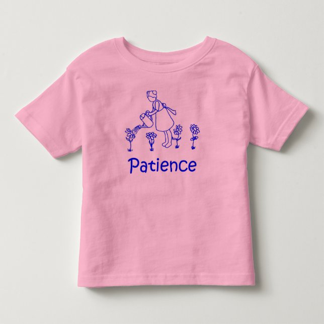 Geduld Kleinkind T-shirt (Vorderseite)