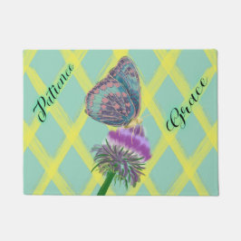 Geduld und Gnade Fußmatte