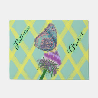 Geduld und Gnade Fußmatte