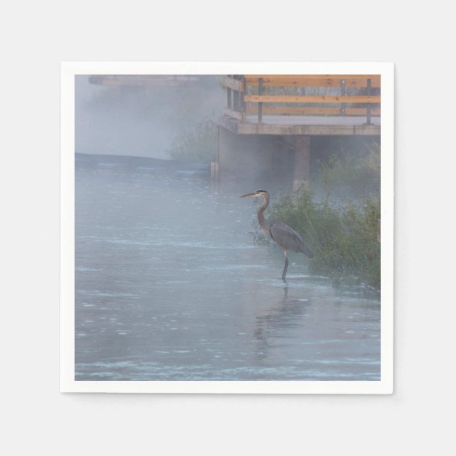 geduldig Gewartet Serviette (Vorderseite)