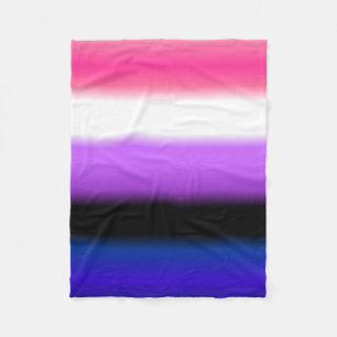 Geebots Genderfluid färbt Steigungs-Stolz-Flagge Fleecedecke