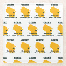 Geebz Green Bay Glass Untersetzer!