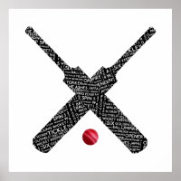 Geeignet für Cricket Poster