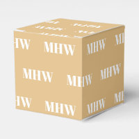 Geeignet für ein weißes Monogramm Kamelgeschenk