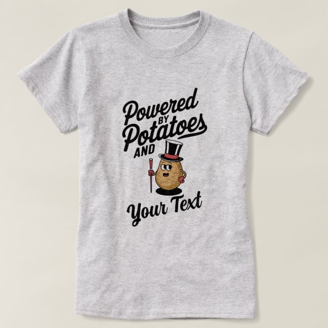 Geeignet für Kartoffeln T-Shirt (Design vorne)