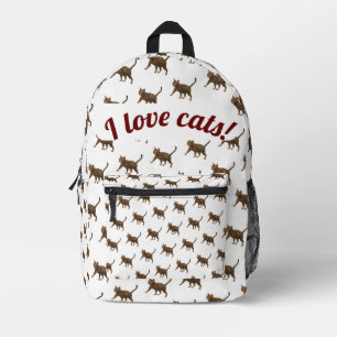Geeignete niedliche, individuell anpassbare Katzen Bedruckter Rucksack
