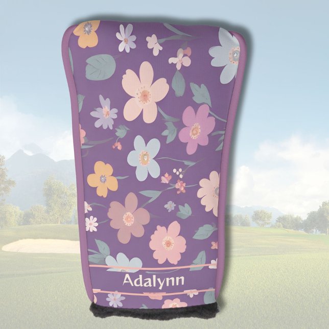 Geeignete Niedliche Vintage Blumengeschenke für Fr Golf Headcover (Custom Cute Vintage Floral Gifts for Women Golfers)