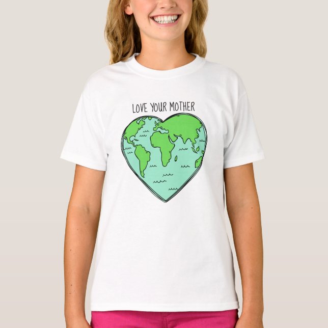 Geeignete Shirts und Jacken für die Liebe der Erde (Vorderseite)