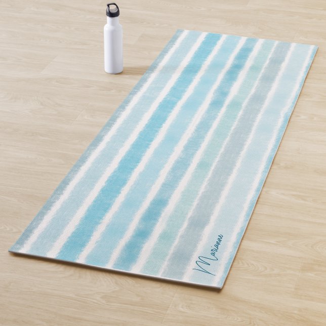 Geeignete Wasserfarbenwellen Zen Yoga Mat Yogamatte (Beispiel)