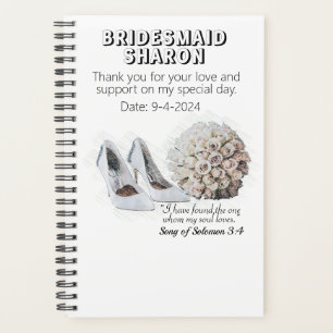 Geeignetes Christliches Faith Bridesmaid-Geschenk Planer