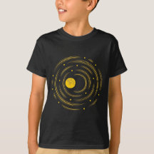 Geek-abstrakte Stern-und Mond-Kinderlange Hülse