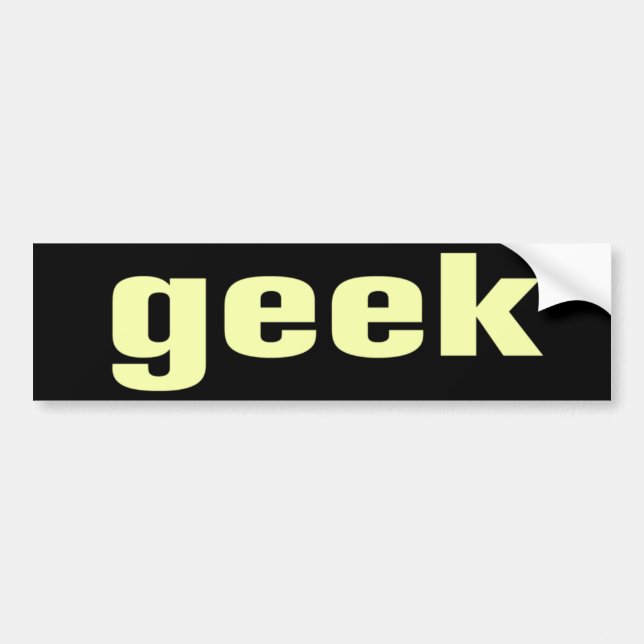 Geek-Autoaufkleber Autoaufkleber (Vorne)