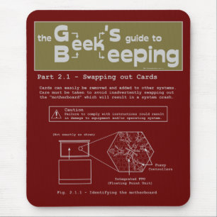 Geek Beekeeping (Swapping Cards) - Mousepad