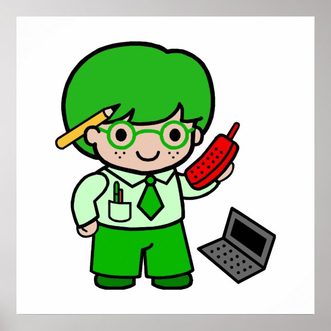 Geek Boy Poster (Vorne)